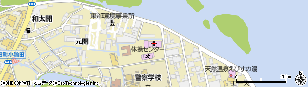 徳島市Ｂ＆Ｇ海洋センター体育館周辺の地図