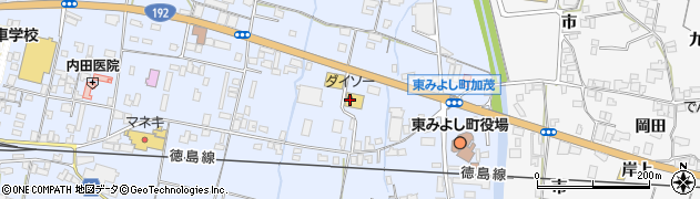 ダイソーキョーエイ三加茂店周辺の地図