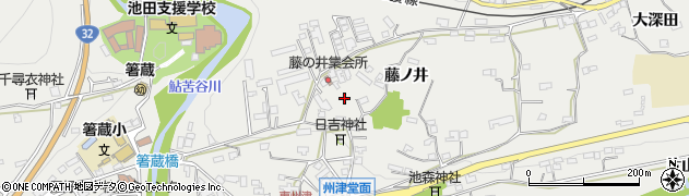 徳島県三好市池田町州津藤ノ井434周辺の地図