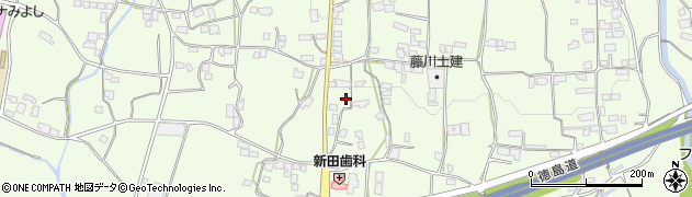 徳島県三好郡東みよし町昼間986周辺の地図