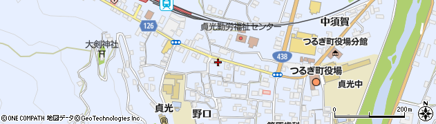 四国銀行貞光支店 ＡＴＭ周辺の地図