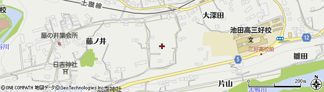 徳島県三好市池田町州津藤ノ井529周辺の地図