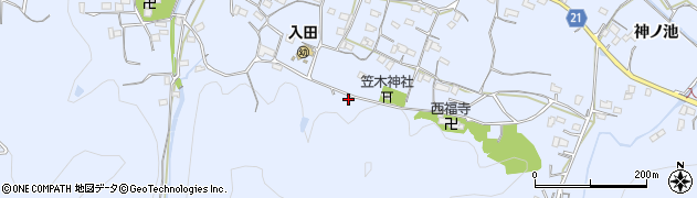 徳島県徳島市入田町笠木26周辺の地図