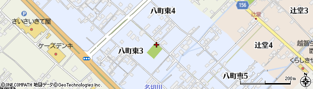 愛媛県今治市八町東周辺の地図