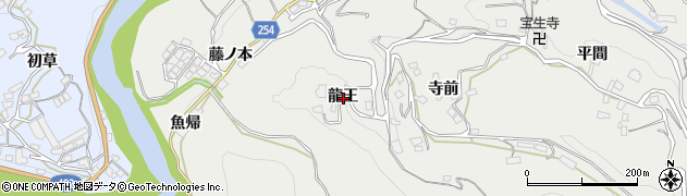 徳島県美馬市穴吹町穴吹龍王周辺の地図