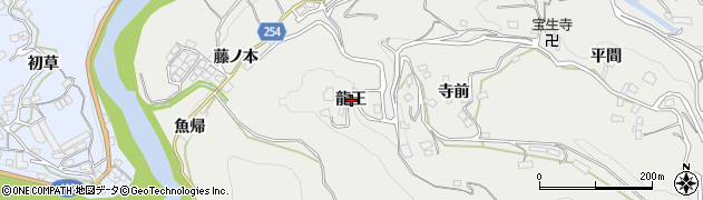 徳島県美馬市穴吹町穴吹（龍王）周辺の地図