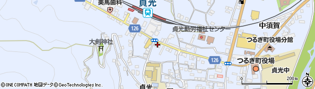 貞光タクシー周辺の地図