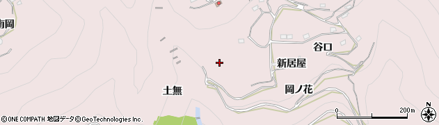 徳島県三好市池田町西山（久保ノ上）周辺の地図