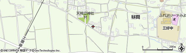 徳島県三好郡東みよし町昼間3278周辺の地図