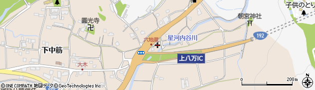 徳島県徳島市上八万町下中筋58周辺の地図