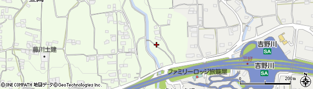徳島県三好郡東みよし町昼間187周辺の地図