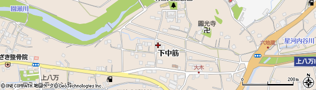 徳島県徳島市上八万町下中筋191周辺の地図