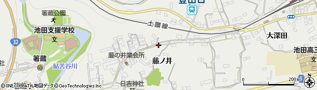 徳島県三好市池田町州津藤ノ井484周辺の地図