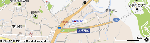 徳島県徳島市上八万町下中筋29周辺の地図