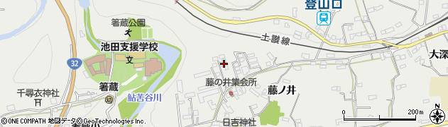 徳島県三好市池田町州津藤ノ井428周辺の地図