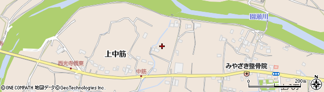 徳島県徳島市上八万町（上中筋）周辺の地図