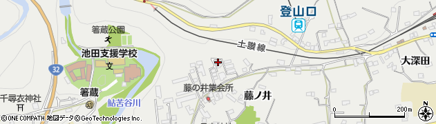 徳島県三好市池田町州津藤ノ井576周辺の地図