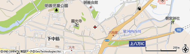 徳島県徳島市上八万町下中筋48周辺の地図