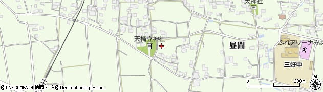 徳島県三好郡東みよし町昼間3268周辺の地図