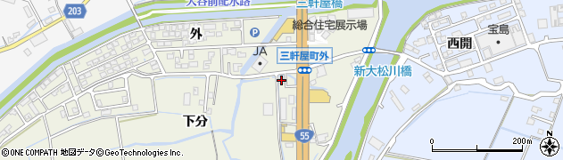セキスイハイム東四国株式会社　三軒屋総合展示場周辺の地図