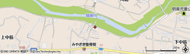 徳島県徳島市上八万町下中筋456周辺の地図