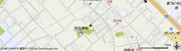 愛媛県今治市中寺周辺の地図