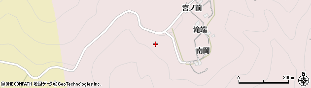 徳島県三好市池田町西山（寒常端）周辺の地図