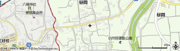 徳島県三好郡東みよし町昼間2720周辺の地図