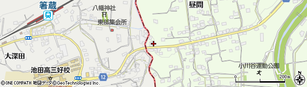 徳島県三好郡東みよし町昼間2765周辺の地図