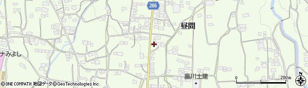 徳島県三好郡東みよし町昼間958周辺の地図