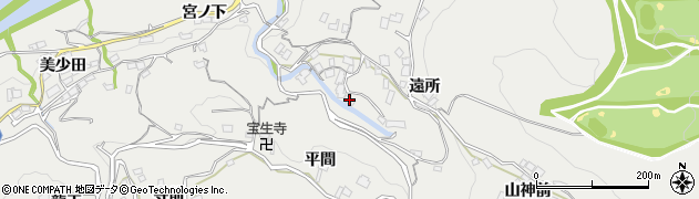 徳島県美馬市穴吹町穴吹遠所33周辺の地図