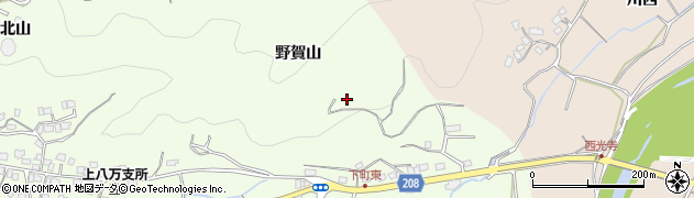 徳島県徳島市下町（野賀山）周辺の地図