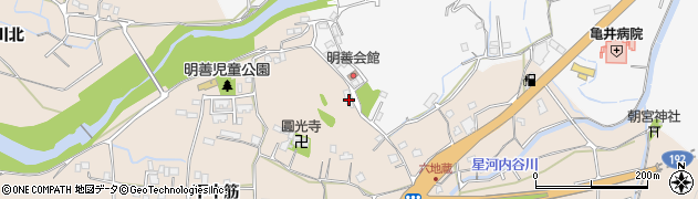 徳島県徳島市上八万町下中筋327周辺の地図