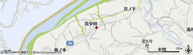 徳島県美馬市穴吹町穴吹（葉佐古）周辺の地図