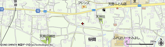 徳島県三好郡東みよし町昼間3491周辺の地図
