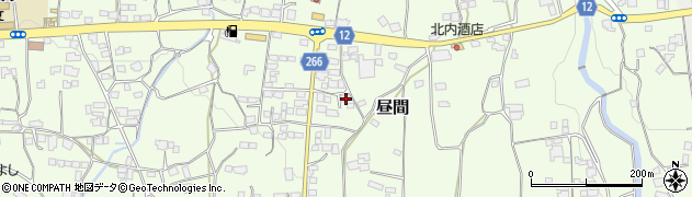 徳島県三好郡東みよし町昼間940周辺の地図