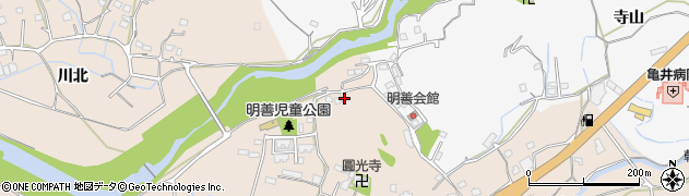 徳島県徳島市上八万町下中筋335周辺の地図