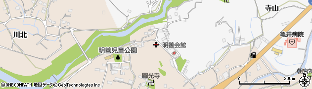 徳島県徳島市上八万町下中筋352周辺の地図
