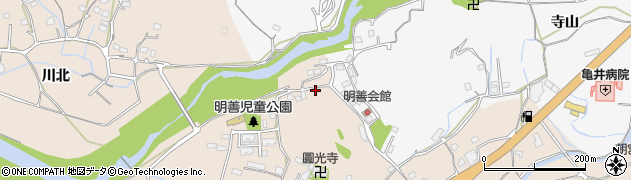 徳島県徳島市上八万町下中筋343周辺の地図