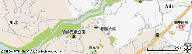 徳島県徳島市上八万町下中筋347周辺の地図