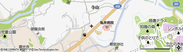 徳島県徳島市八万町寺山228周辺の地図