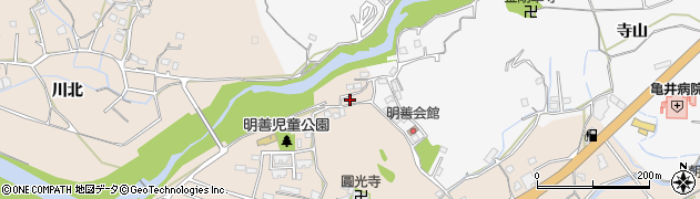 徳島県徳島市上八万町下中筋341周辺の地図