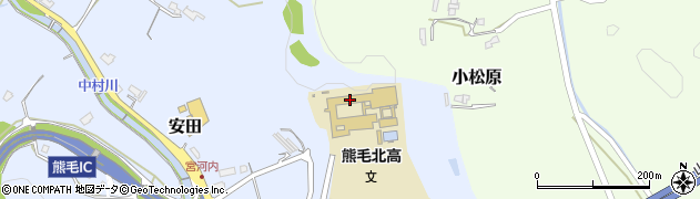 山口県立熊毛北高等学校周辺の地図