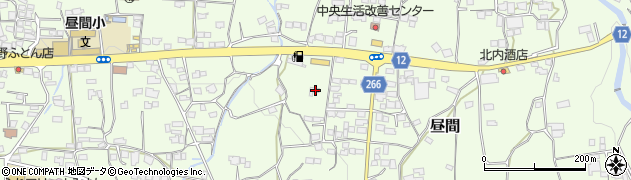 徳島県三好郡東みよし町昼間1180周辺の地図