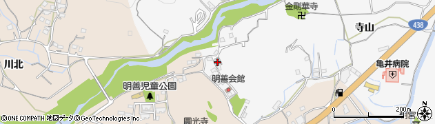 徳島県徳島市八万町寺山154周辺の地図