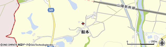 山口県宇部市船木1887周辺の地図