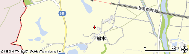 山口県宇部市船木1888周辺の地図