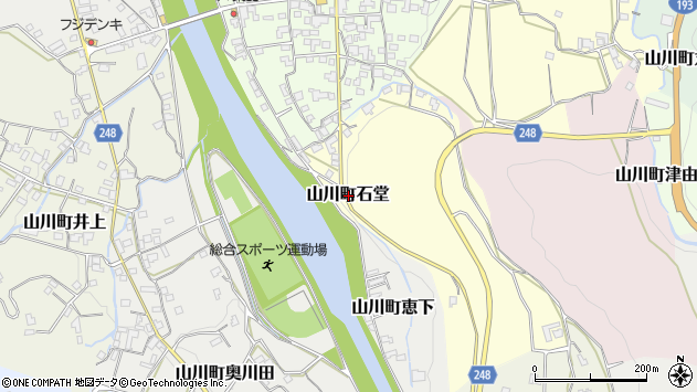 〒779-3401 徳島県吉野川市山川町建石の地図