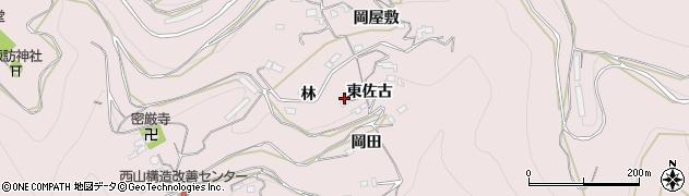 徳島県三好市池田町西山（中内）周辺の地図