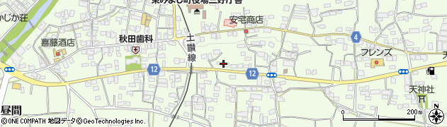 徳島県三好郡東みよし町昼間3236周辺の地図